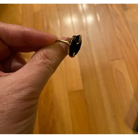 Fashion Accents in Avon Jewelry 1978 Night Flower Vintage Avon Ring Art Like new - Picture 8 of 11